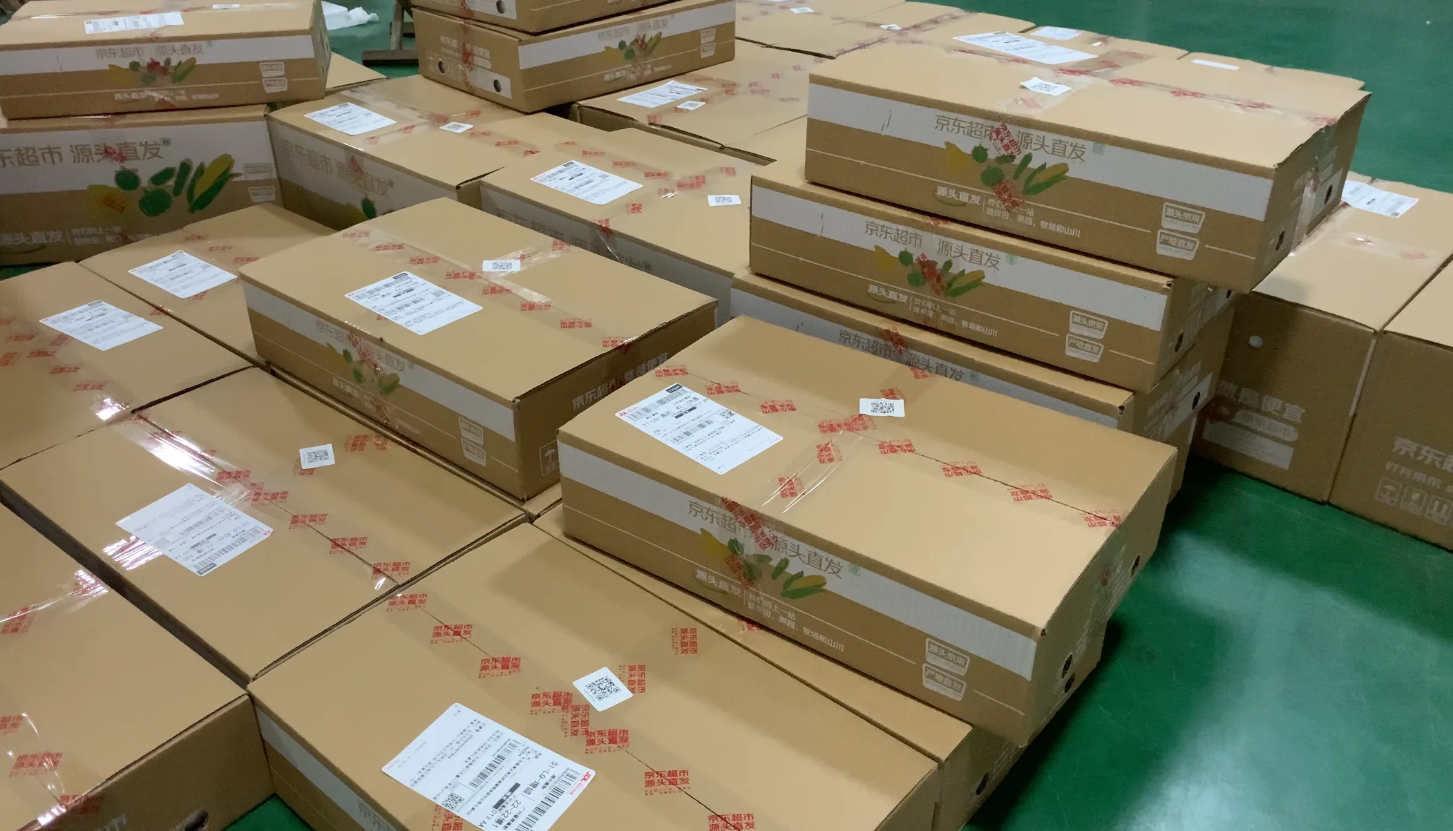 品牌农产品销售现场