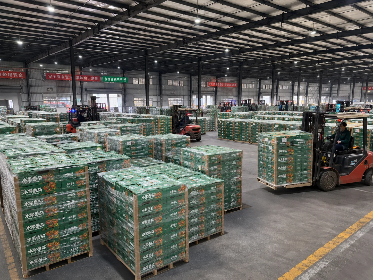 品牌农产品销售现场